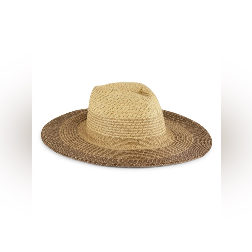 Eugenia Kim Beige and Brown Straw Hat